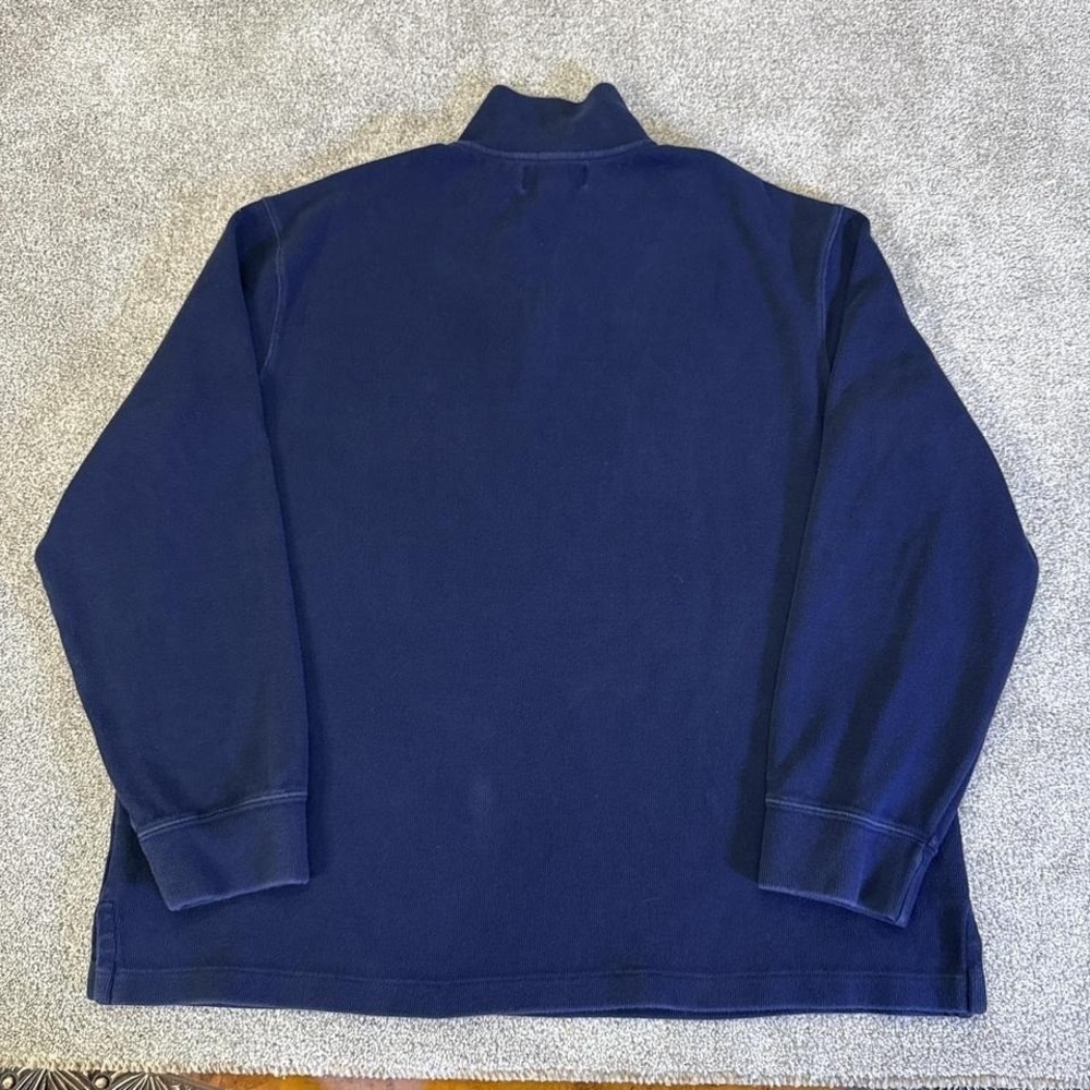 Vintage Polo Ralph Lauren 1/4 Zip Sweater Red Embroidered Logo XL - Picture 7 of 7